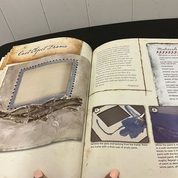 Plaster Studio Mixed Media Techniques Painting Casting and Sculpting Book - Picture 12 of 16